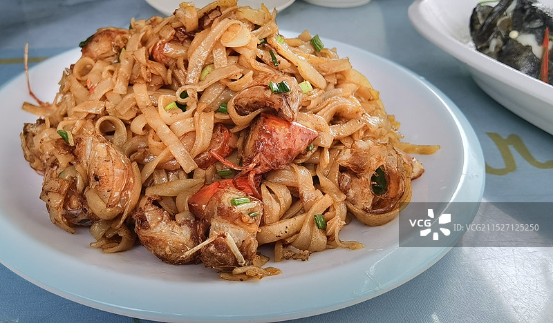 广西北海炒粉图片素材