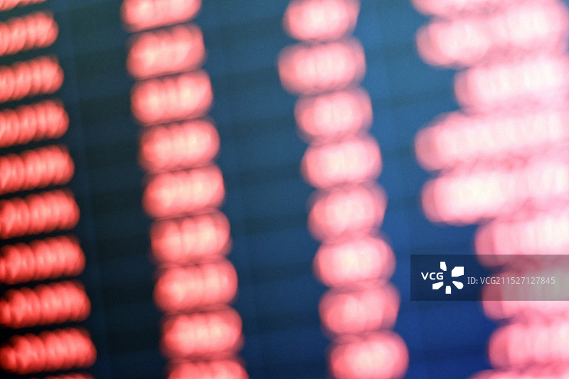 屏幕上的股市股票市场交易K线波动图图片素材