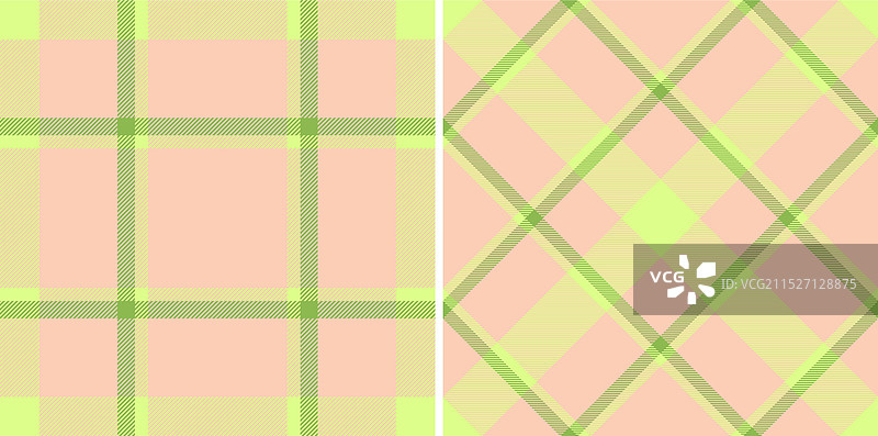 格子图案的格子花纹纺织品图片素材