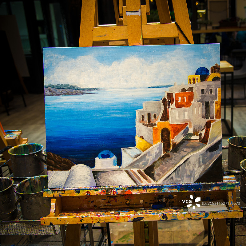 艺术家的画室图片素材