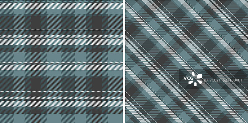 格子图案无缝苏格兰格子呢面料图片素材