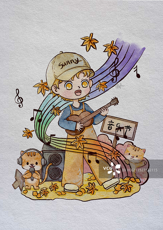 秋季音乐节图片素材