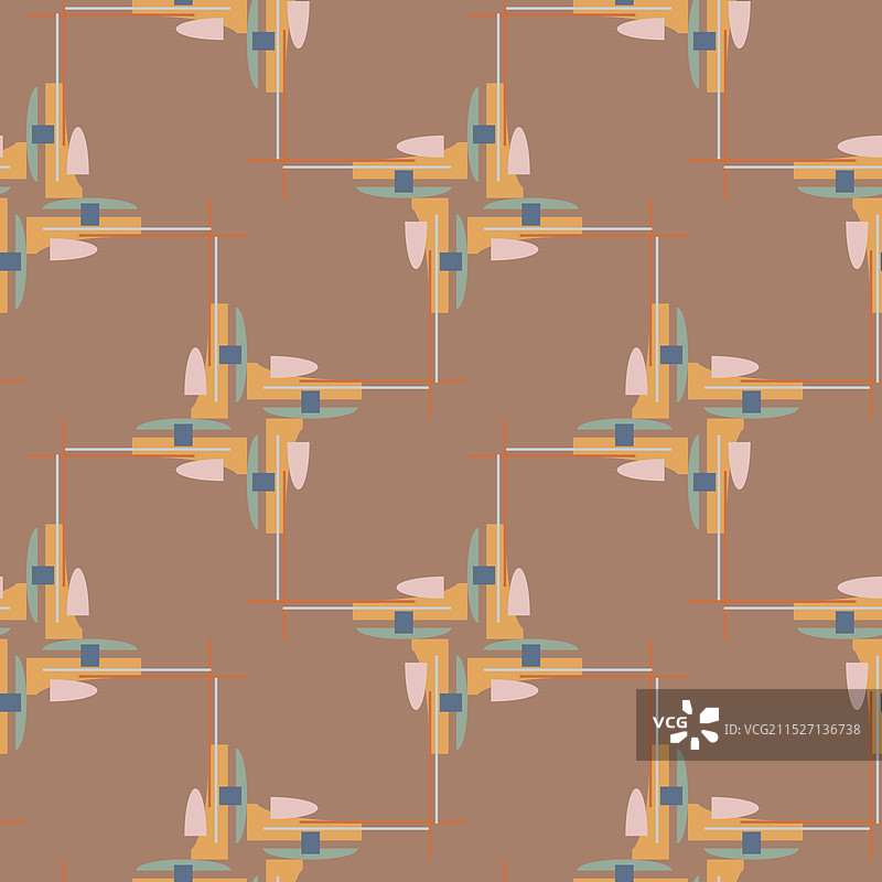 网页设计用中性几何无缝图案图片素材