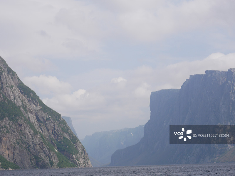 峡湾地貌图片素材