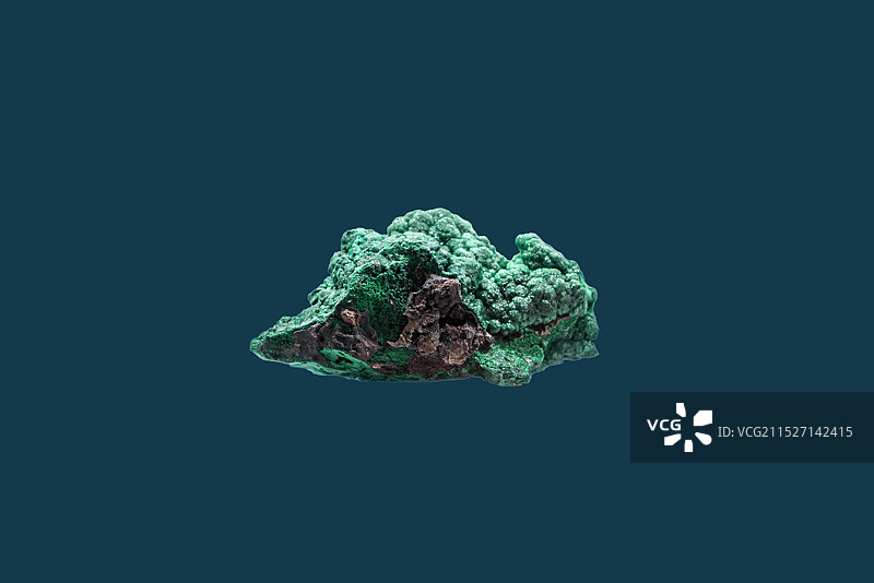 矿石标本，孔雀石图片素材