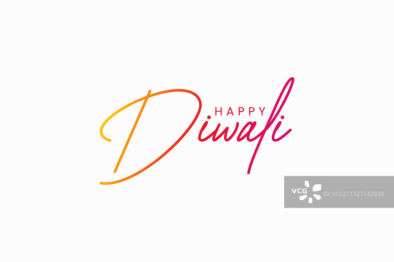 排灯节快乐文字设计图片素材