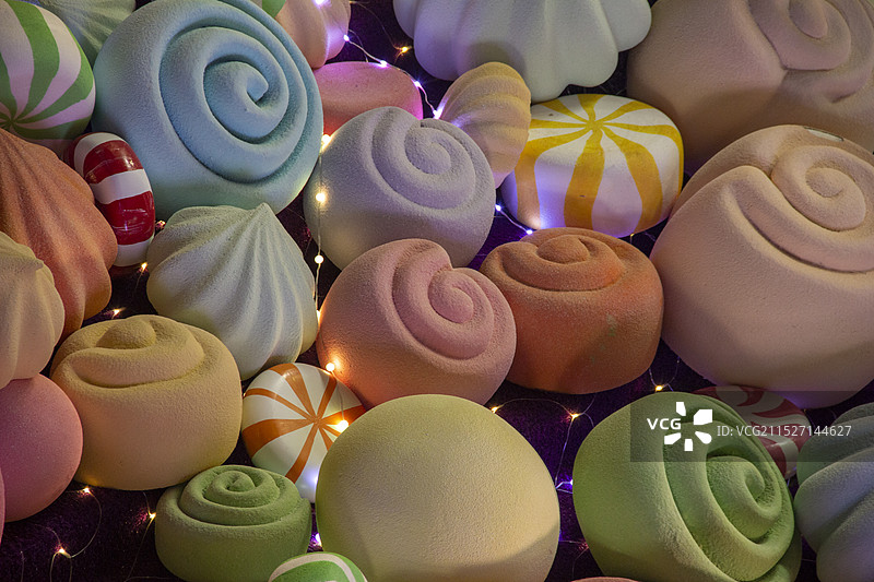 重庆光环购物公园里的万圣节糖果图片素材