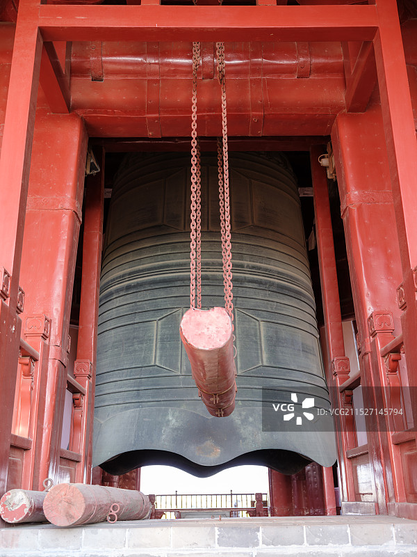 北京钟楼永乐大钟图片素材