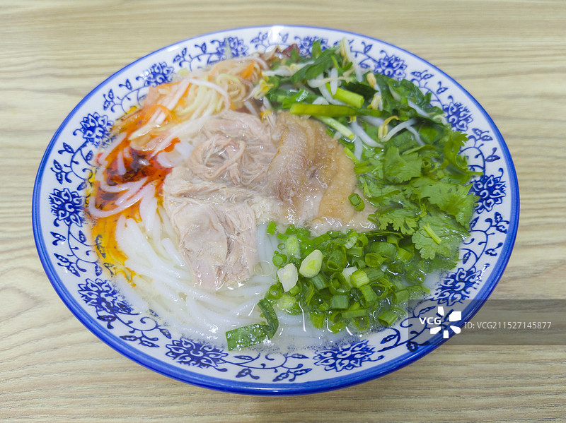 云南特色巍山耙肉饵丝图片素材