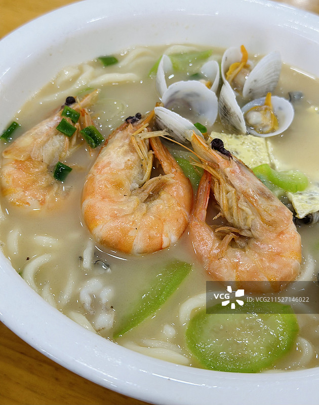 温州海鲜面图片素材