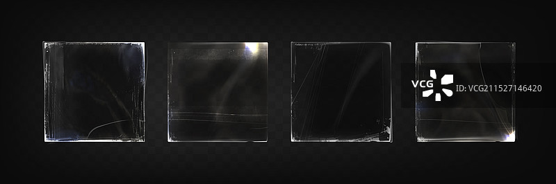 划痕塑料乙烯封面套装图片素材