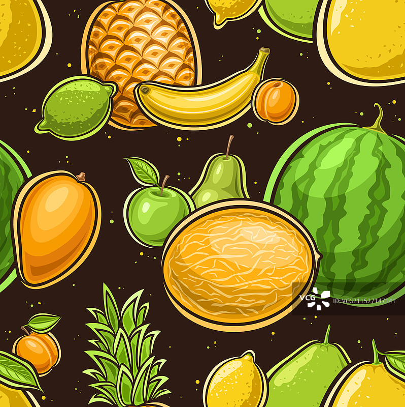 水果无缝图案图片素材