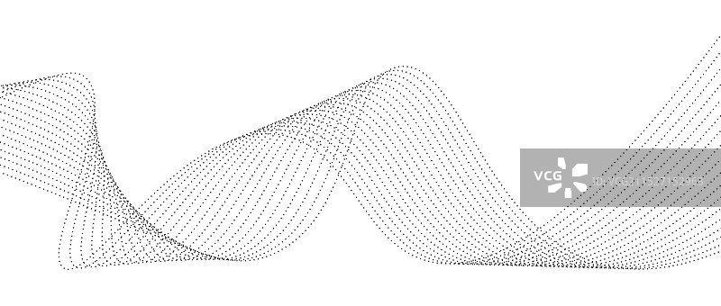 黑色波浪线条素材图片素材