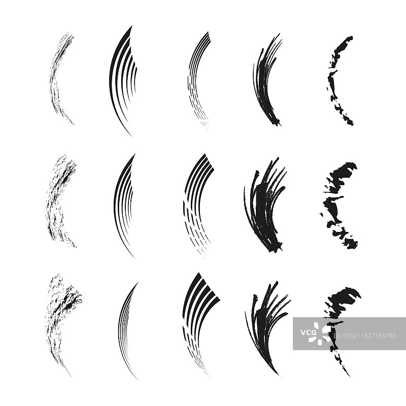 抽象曲线、几何形状和纹理图片素材