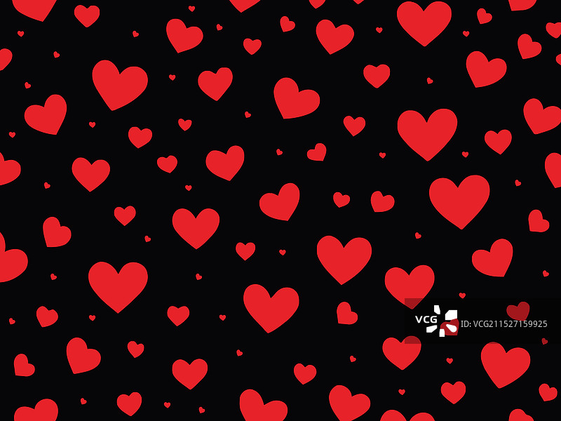 无缝背景情人节banner图片素材
