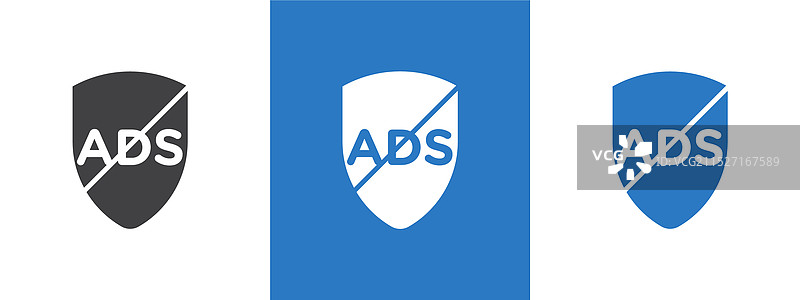 无广告图标细线图片素材