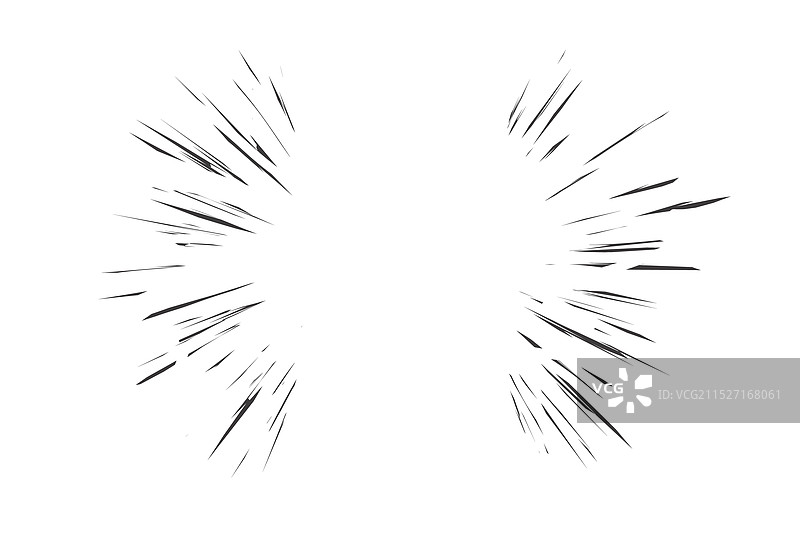 漫画速度线效果径向爆炸漫画图片素材