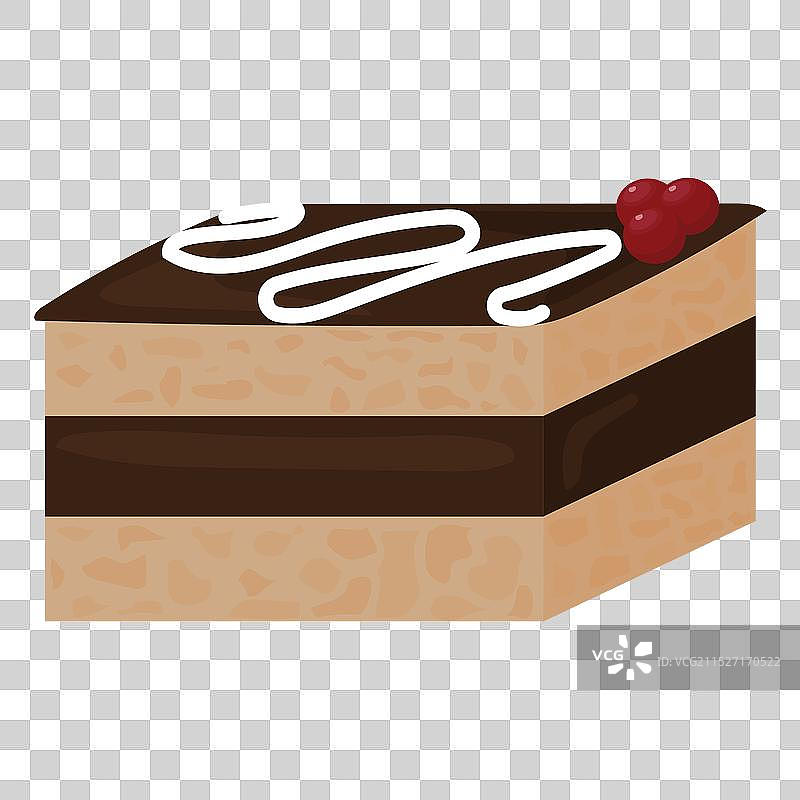 奶油巧克力蛋糕图片素材
