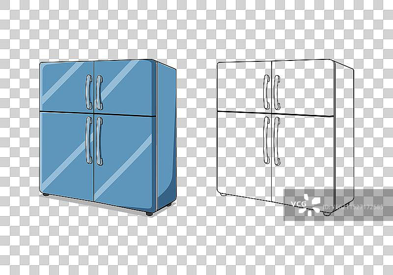 卡通冰箱设计图片素材