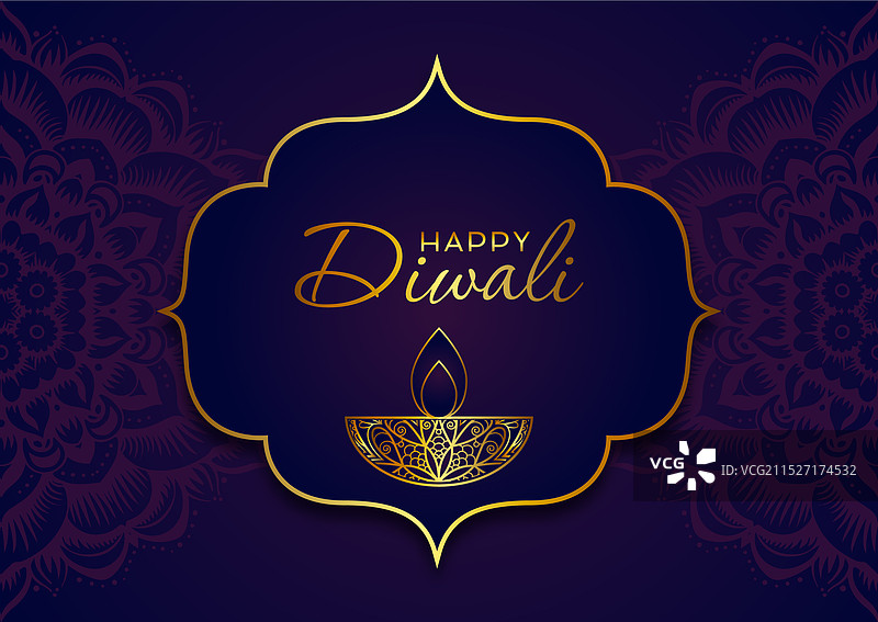 排灯节装饰背景图片素材