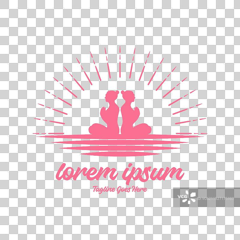 日出日落与休闲的女人图片素材