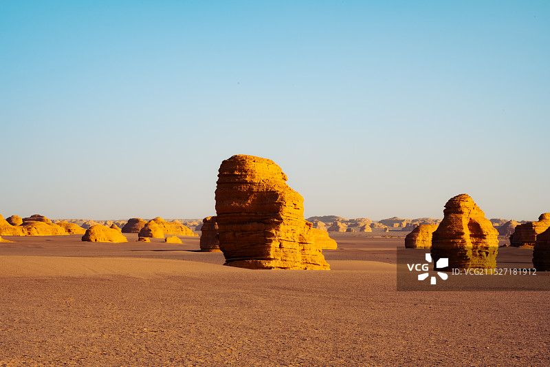 敦煌雅丹地质公园图片素材