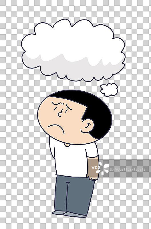 为难的想象力图片素材