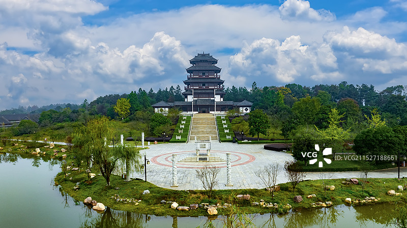 湖南 宁乡 花明楼图片素材