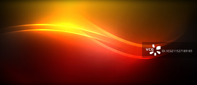 霓虹发光圆圈光线圆形线条图片素材