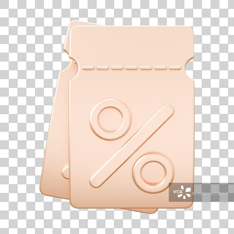 3D渲染的金色电商促销标签免扣元素图片素材