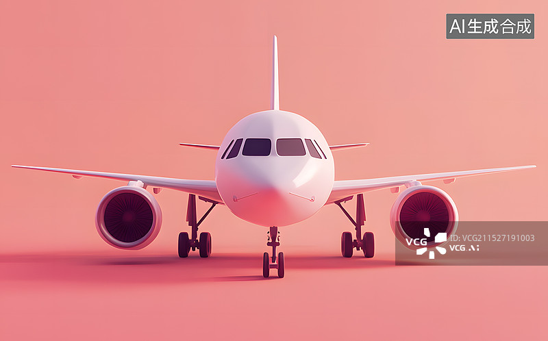 【AI数字艺术】AIGC:飞机，交通方式，出游，旅行图片素材