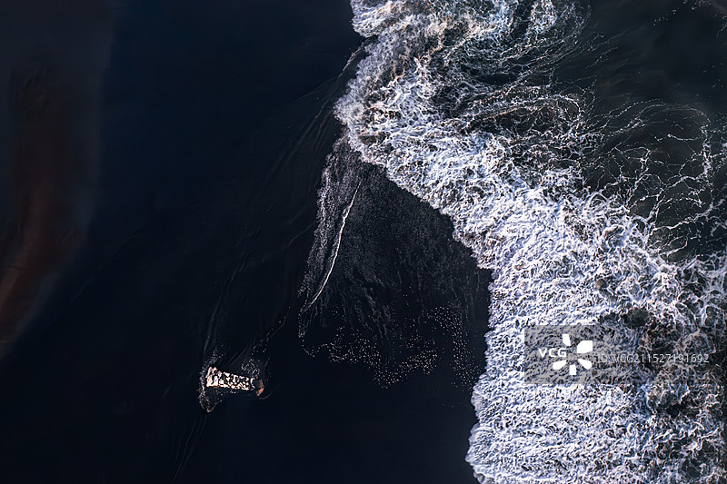 黑沙滩图片素材