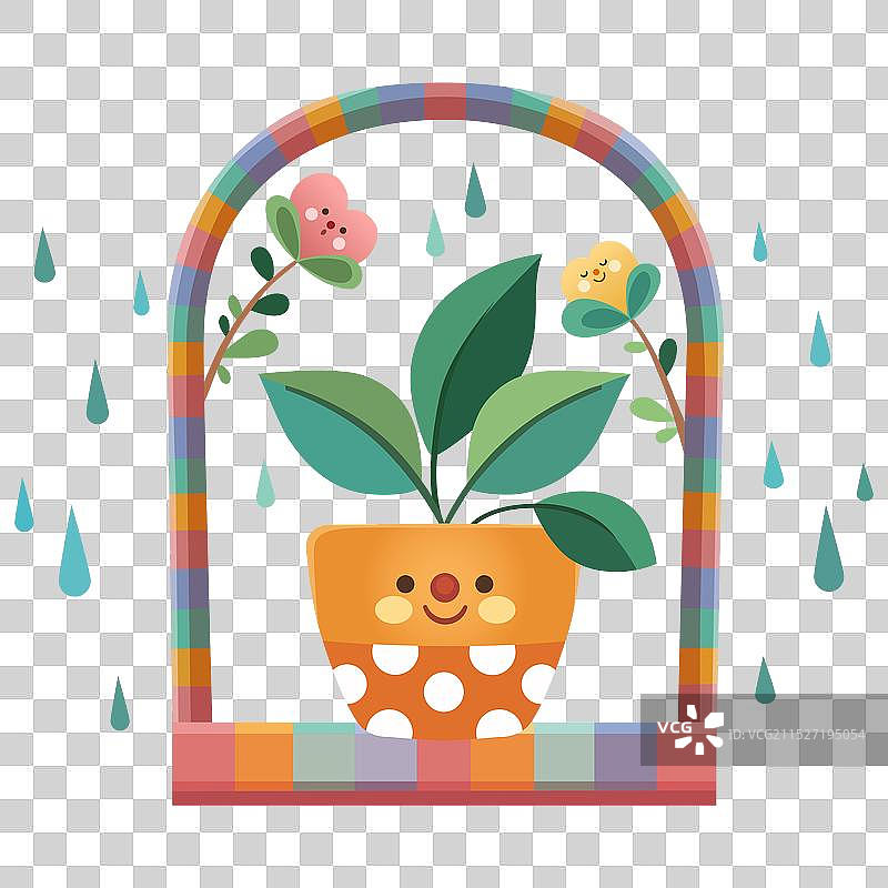 盆栽植物图片素材