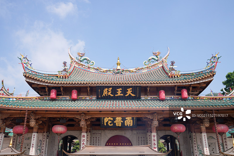 福建省 厦门市 南普陀寺 天王殿图片素材
