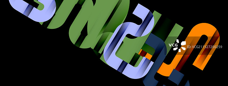 线条抽象字母风格设计背景图片素材