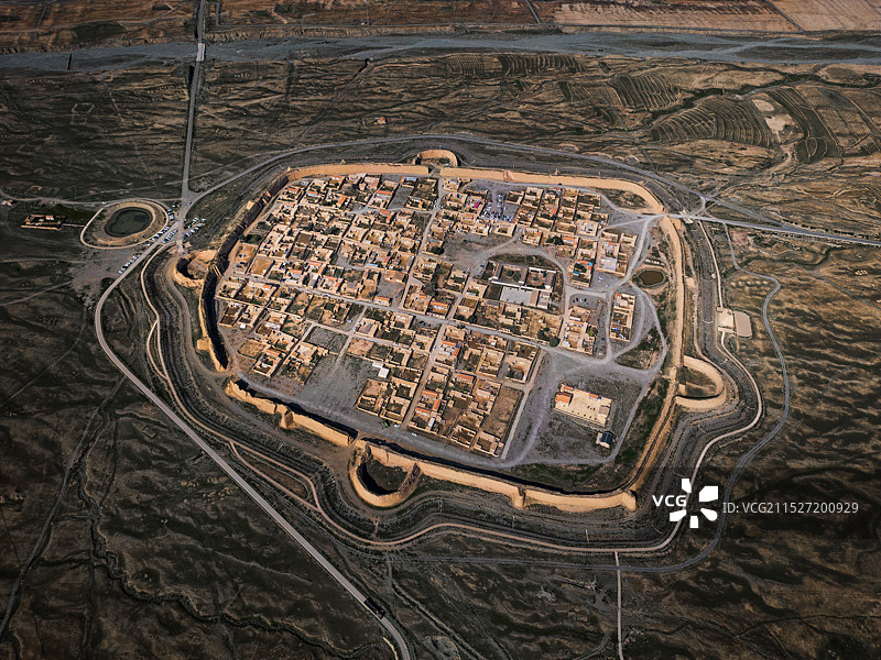 永泰古城航拍图片素材