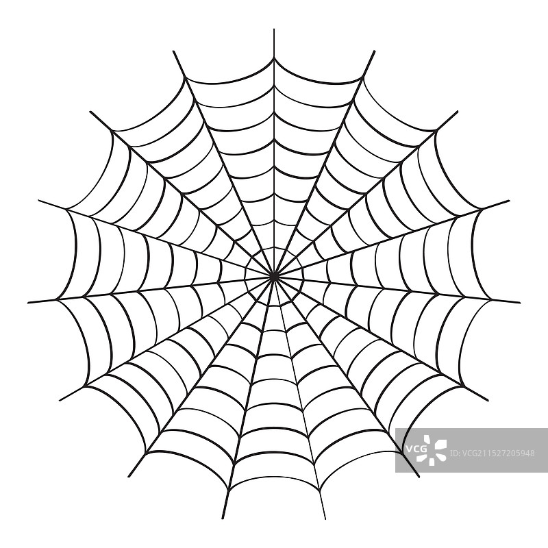孤立的蜘蛛网图标背景图片素材