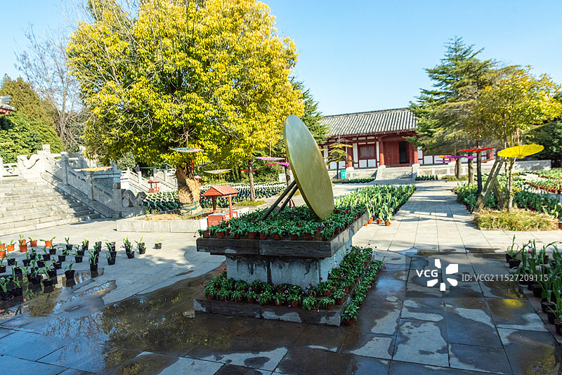 永城芒砀山陈胜园景区图片素材