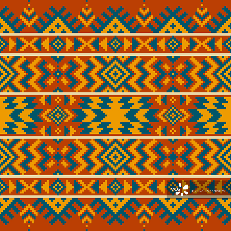 部落几何图案纳瓦霍传统装饰图片素材