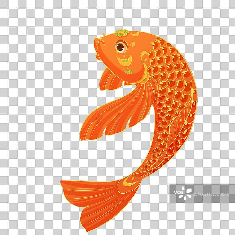 中国锦鲤元素图片素材