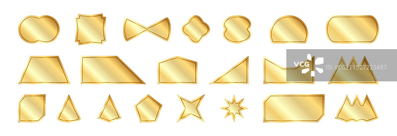 金色徽章图片素材