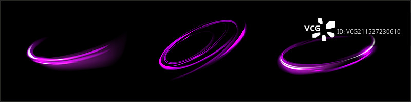 紫色螺旋波浪闪光图片素材