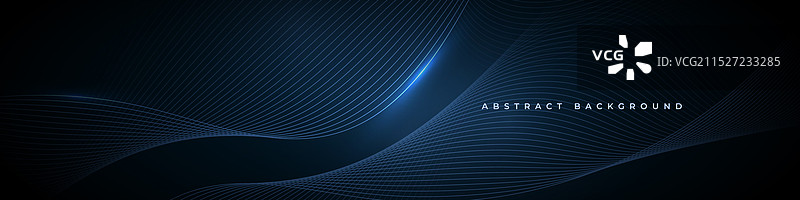 抽象深蓝色宽幅背景banner图片素材