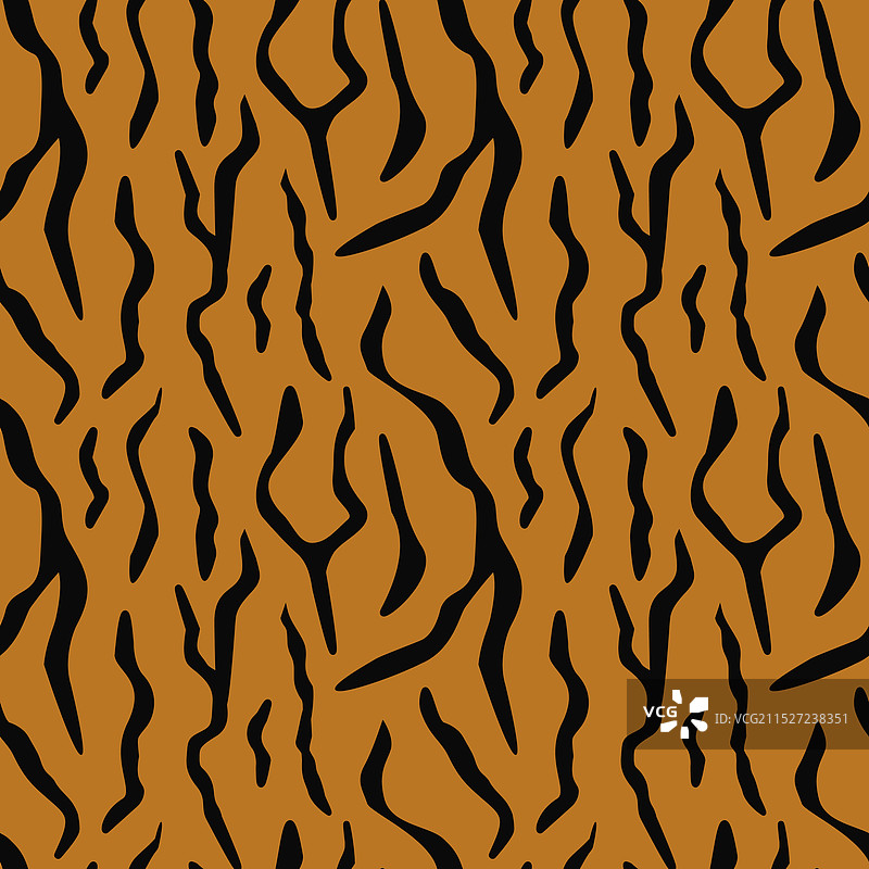 老虎纹理无缝图案图片素材