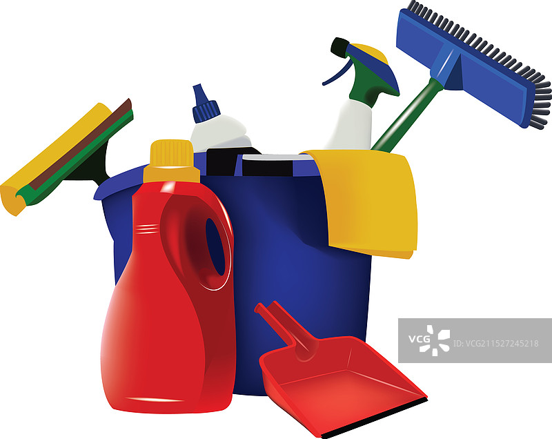 清洁环境和家居的配件图片素材