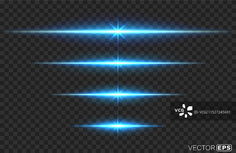 黑色背景上的激光束图片素材