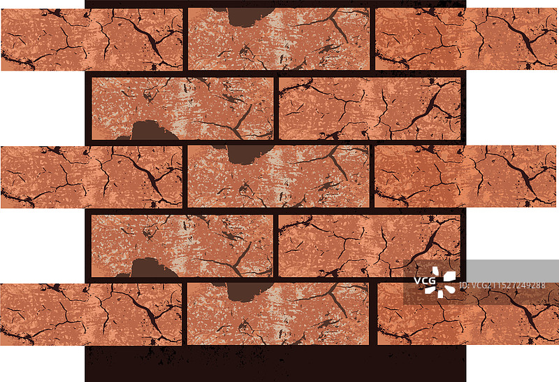 红色砖墙 - 图案纹理图片素材