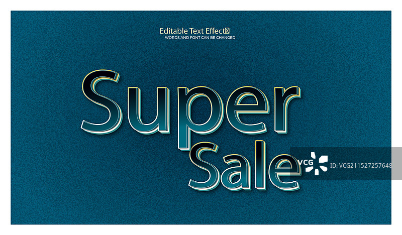 超级促销文字效果图片素材