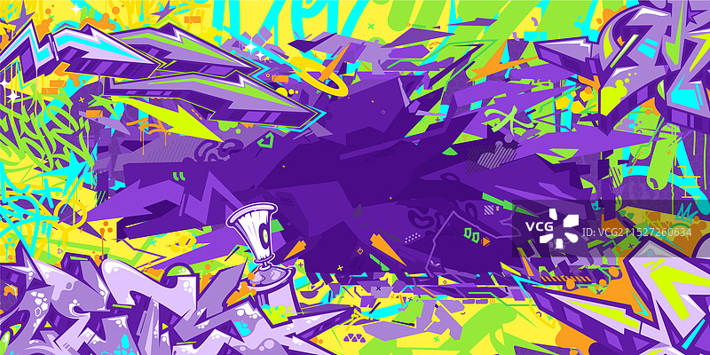 时尚抽象嘻哈街头涂鸦艺术图片素材