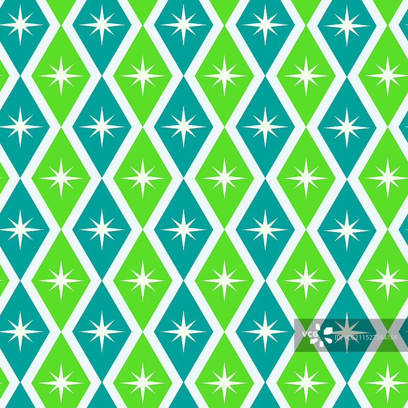 钻石上的原子星爆无缝图案图片素材